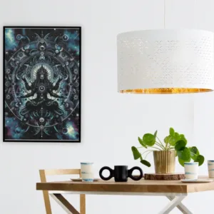 Art of Shravika – Cosmic Lakshmi | Mandala Energy Poster
