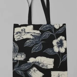 Art of Shravika – Vintage Voyage Illustrated Tote Bag