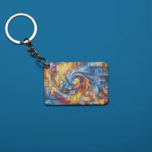 Art of Shravika Vortex of Colors Keychain