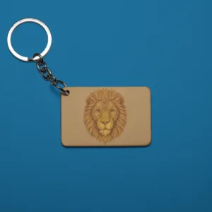 Art of Shravika Regal Lion Spirit Keychain