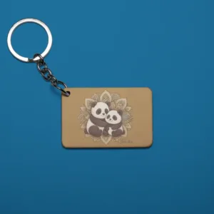 Art of Shravika Panda Love Mandala Keychain