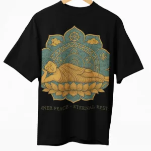 Sleeping Buddha Mandala T-Shirt Design | Inner Peace · Eternal Rest