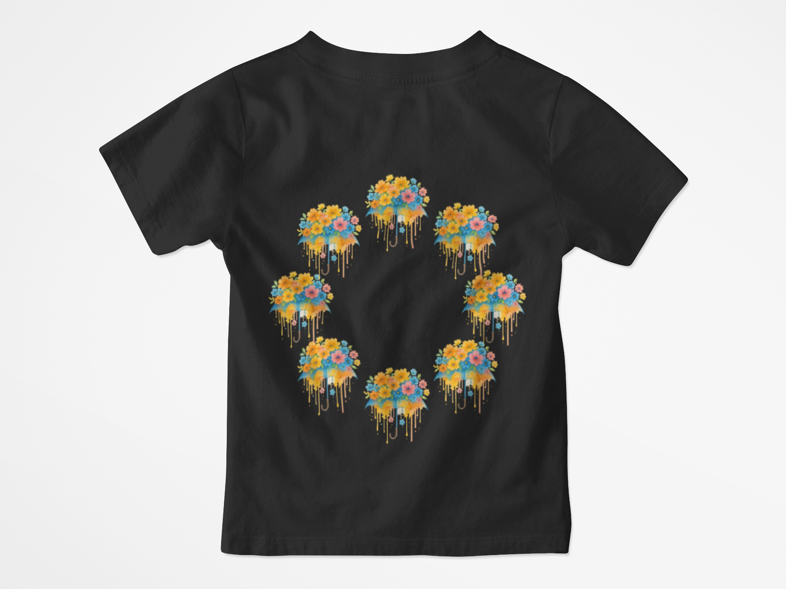Kids’ Floral Umbrella Watercolor T-Shirt Kids’ Floral Umbrella Watercolor T-Shirt
