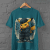 Urban Streetwear Electric Mascot Graphic T-Shirt