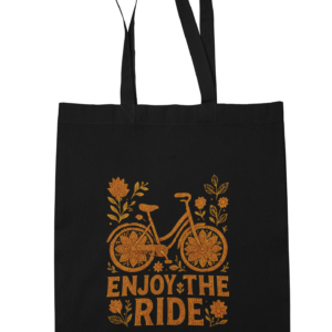 Tote Bag with Bicycle Design | Eco-Friendly Durable Cotton | Everyday Use & Shopping