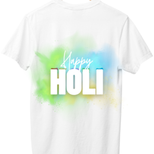 Art of Shravika T-Shirt Holi Design | Premium Comfort| Festival Wear & Collector's Item