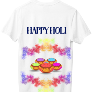Art of Shravika T-Shirt Holi Design | Premium Comfort| Festival Wear & Collector's Item